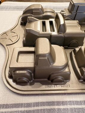 Nordic Ware Metallic Gold Car Shaped Cake Pan